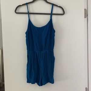 FOREVER 21 BLUE ROMPER